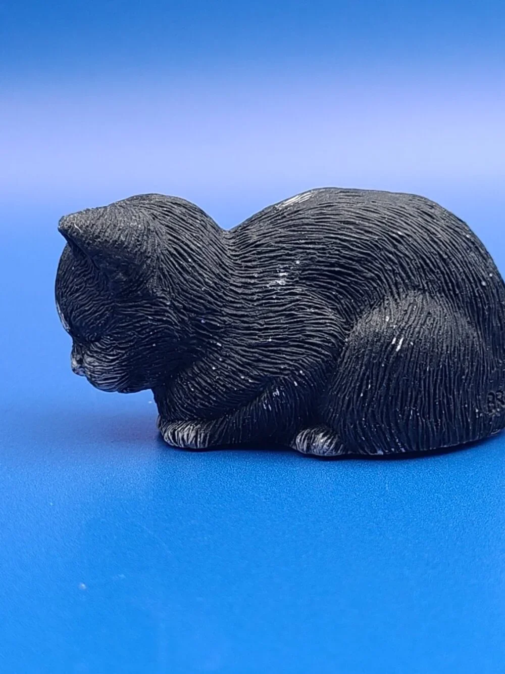 Sandicast Vintage 1988 Black Cat Figurine Little Snoozers Nodder